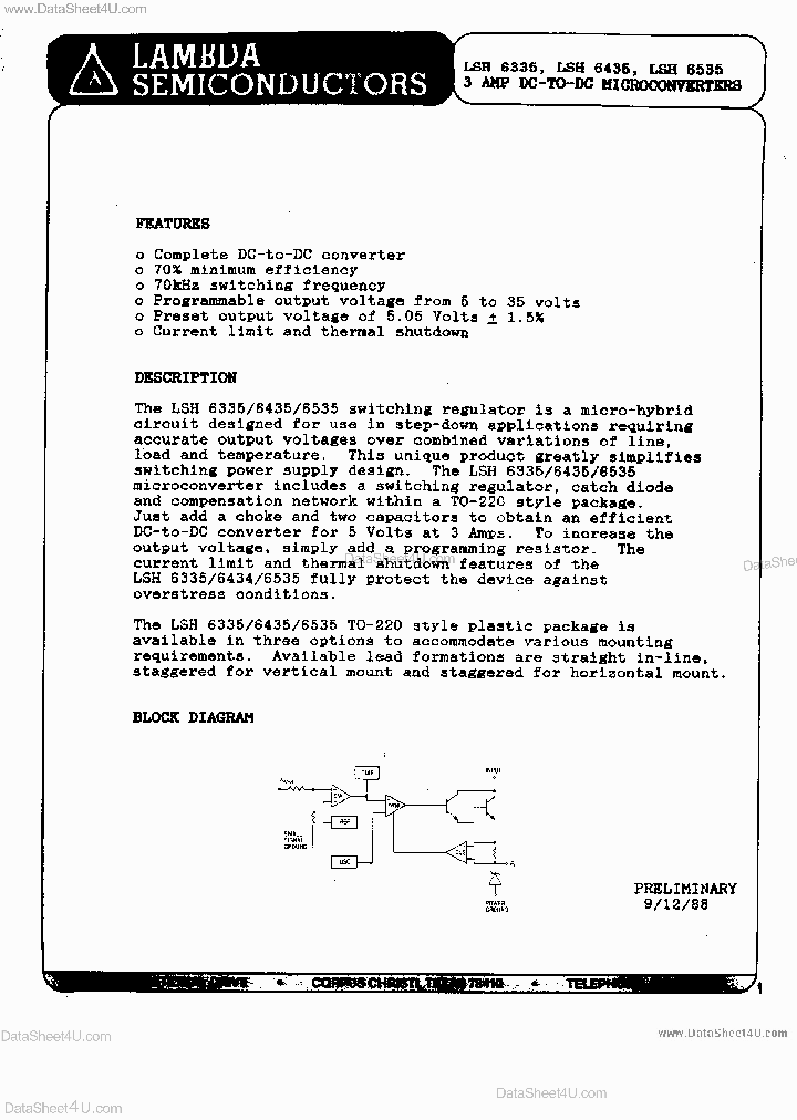 LSH6335_1782360.PDF Datasheet
