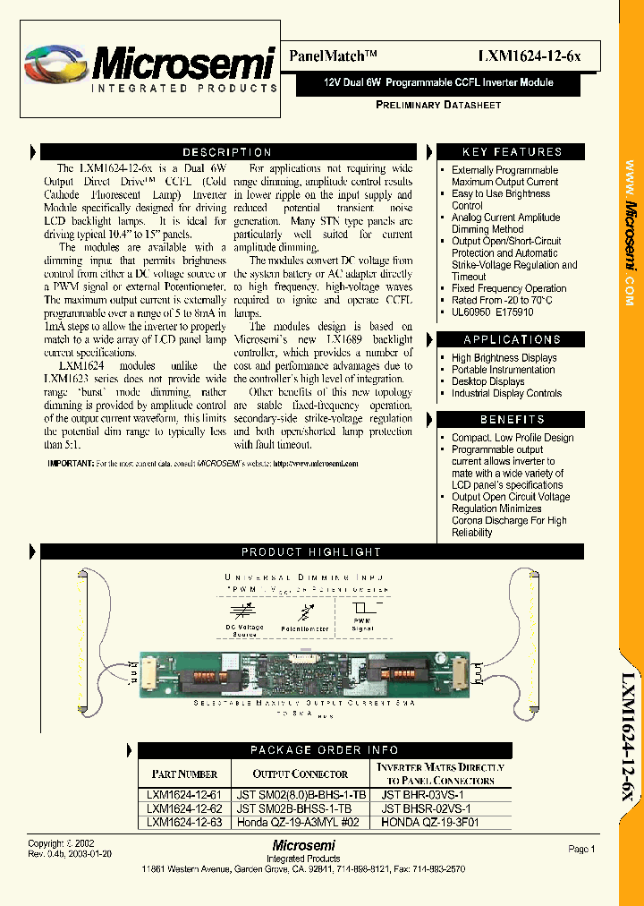 LXM1624-12-62_1496708.PDF Datasheet