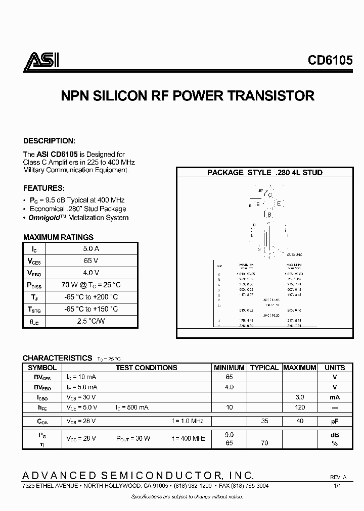CD6105_1528422.PDF Datasheet