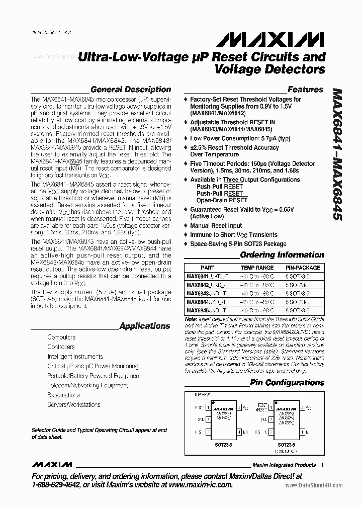 MAX6841_1792349.PDF Datasheet
