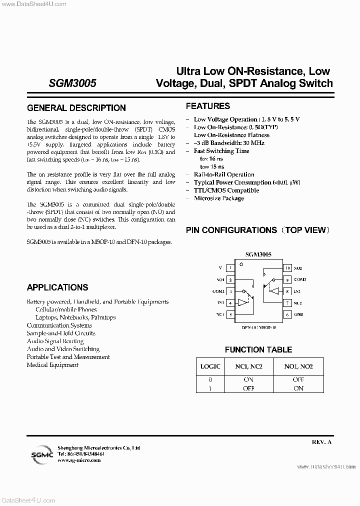 SGM3005_1792503.PDF Datasheet