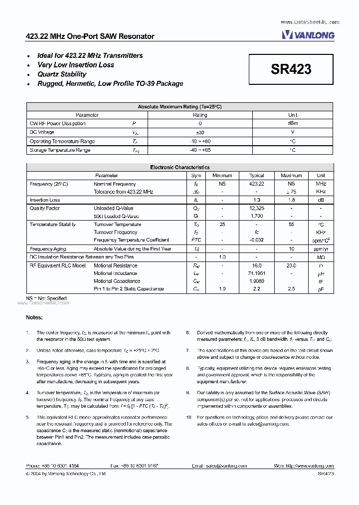 SR423_1796785.PDF Datasheet