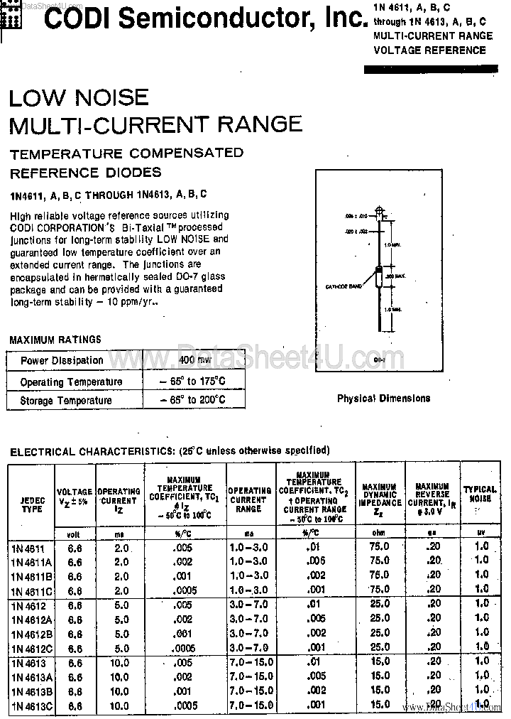 1N4611_1795832.PDF Datasheet
