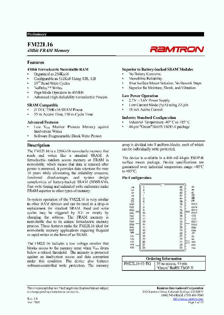 FM22L16_1538860.PDF Datasheet