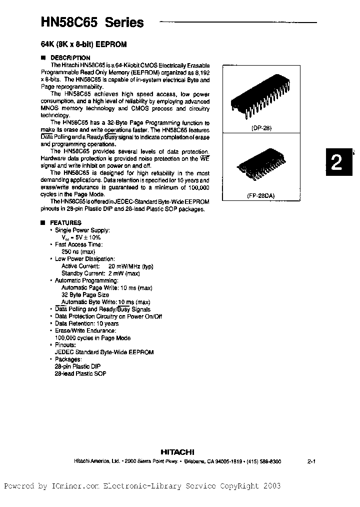 HN58C65SERIES_1556440.PDF Datasheet