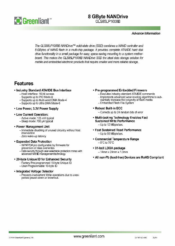 GLS85LP1008B-M-C-LFTE_1559412.PDF Datasheet