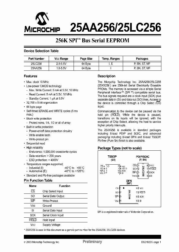 25AA256T-EP_1561692.PDF Datasheet