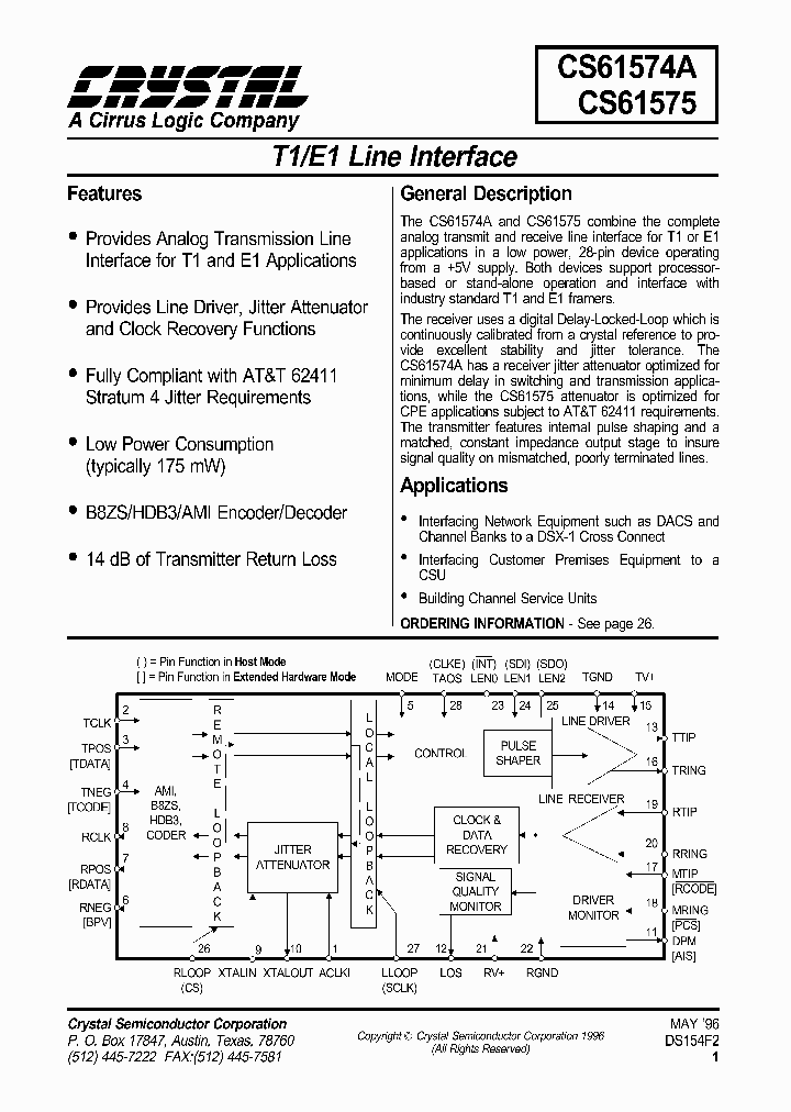 CS61575-IP1_1565887.PDF Datasheet