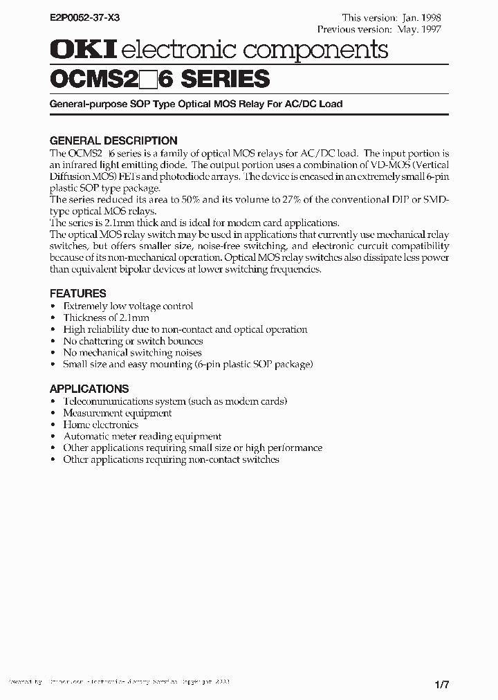 OCMS206_1555150.PDF Datasheet
