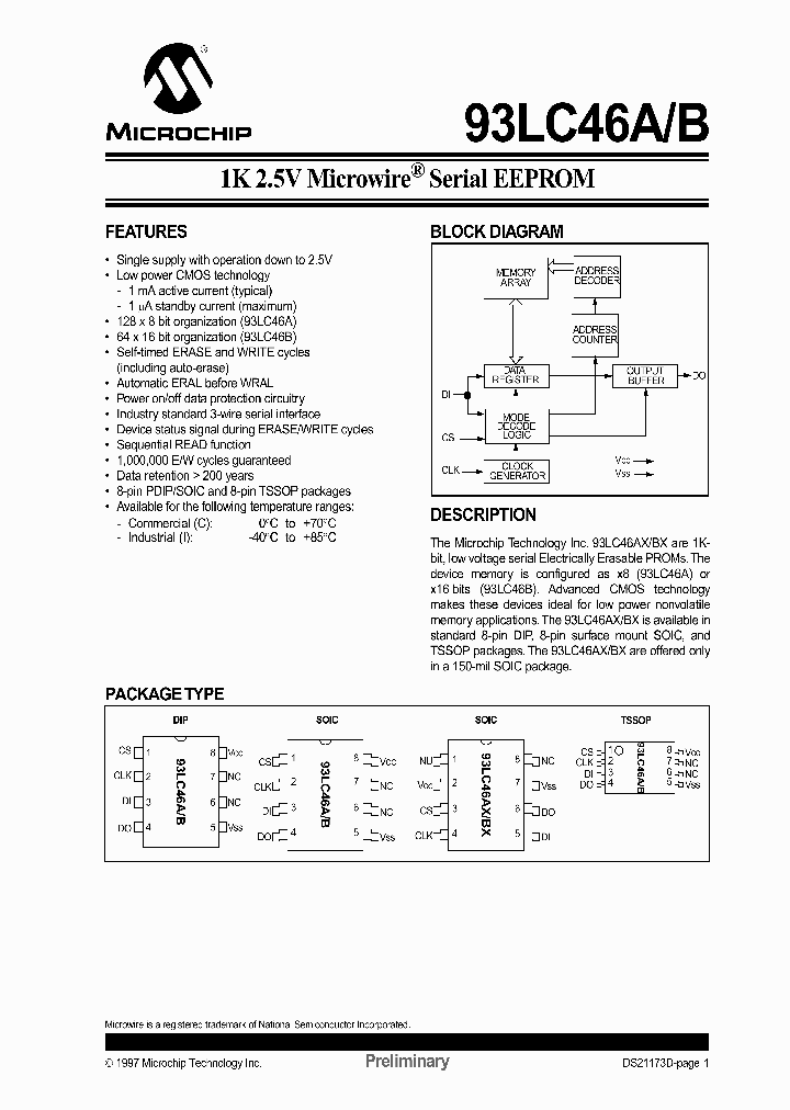93LC46A-IP_1560831.PDF Datasheet