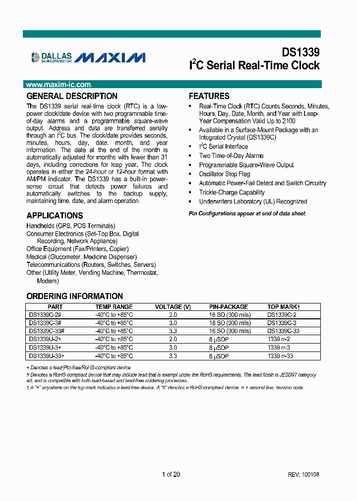 DS1339U-2TR_1573928.PDF Datasheet
