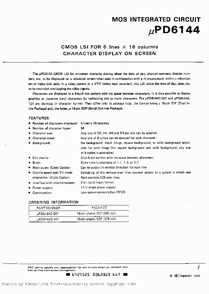 UPD6144G-101_1577358.PDF Datasheet