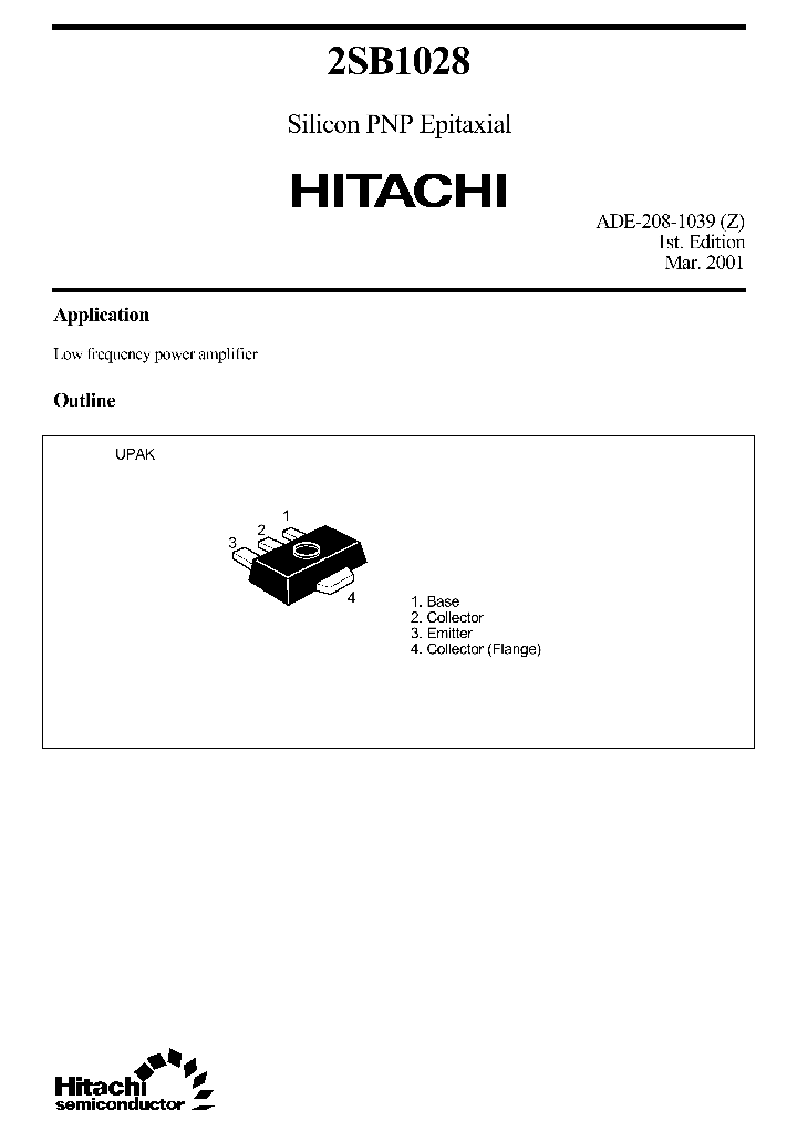2SB1028EL_1610092.PDF Datasheet