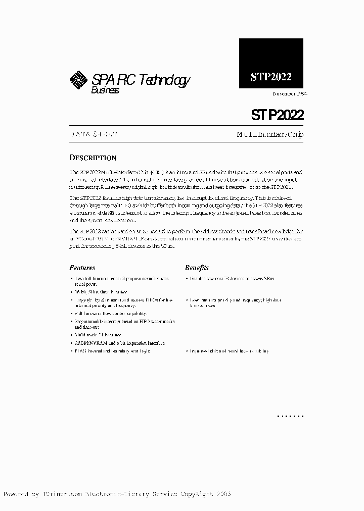 STP2022PQFP_1610207.PDF Datasheet