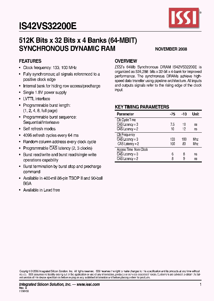 IS42VS32200E-75BL_1619687.PDF Datasheet
