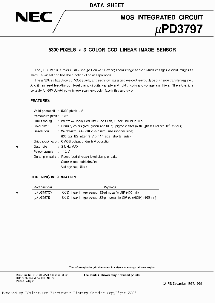 UPD3797D_1636582.PDF Datasheet
