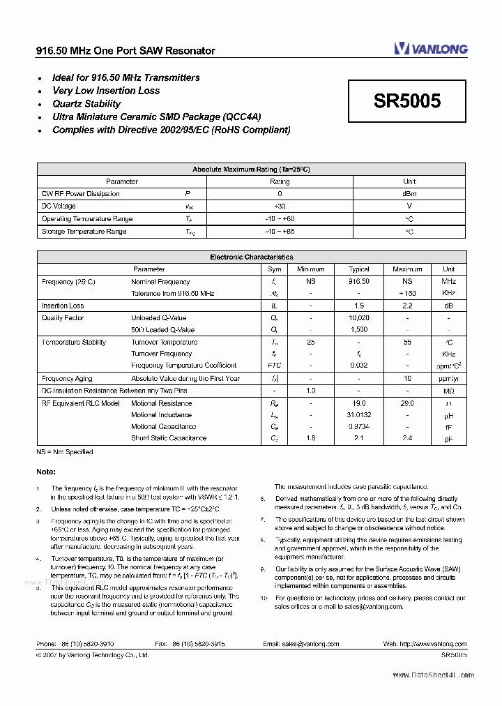 SR5005_1821178.PDF Datasheet