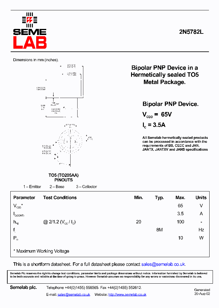 2N5782L_1823880.PDF Datasheet
