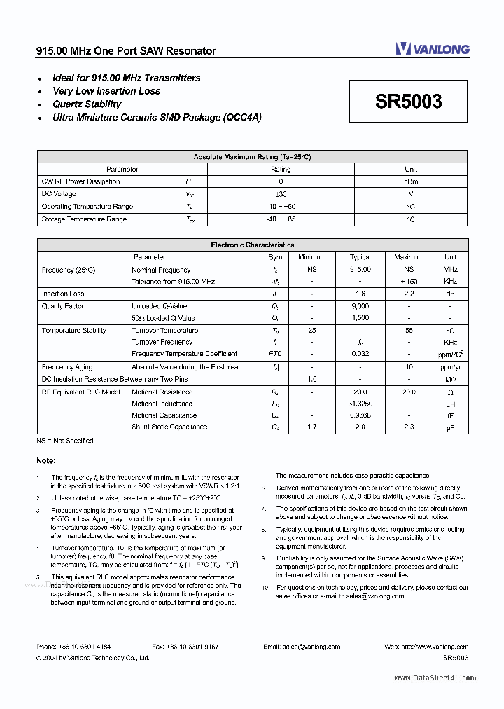 SR5003_1821176.PDF Datasheet