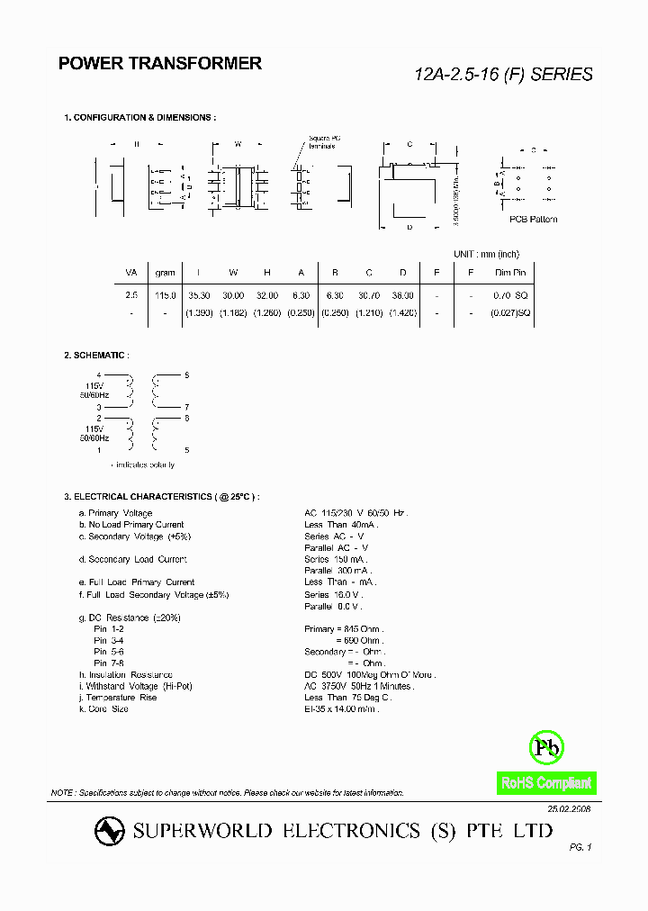 12A-25-16_1829522.PDF Datasheet