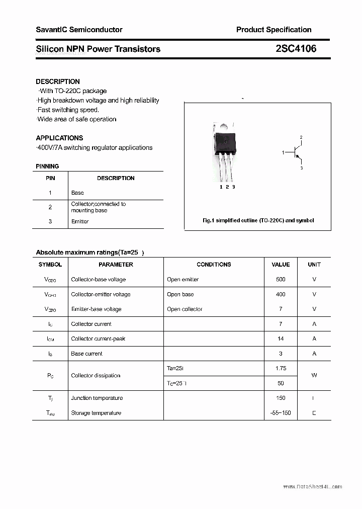 2SC4106_1831911.PDF Datasheet