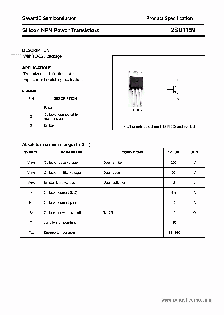 2SD1159_1832934.PDF Datasheet