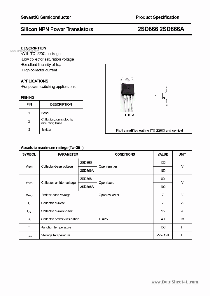 2SD866_1832143.PDF Datasheet