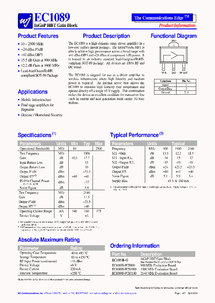 EC1089B-PCB900_1837078.PDF Datasheet
