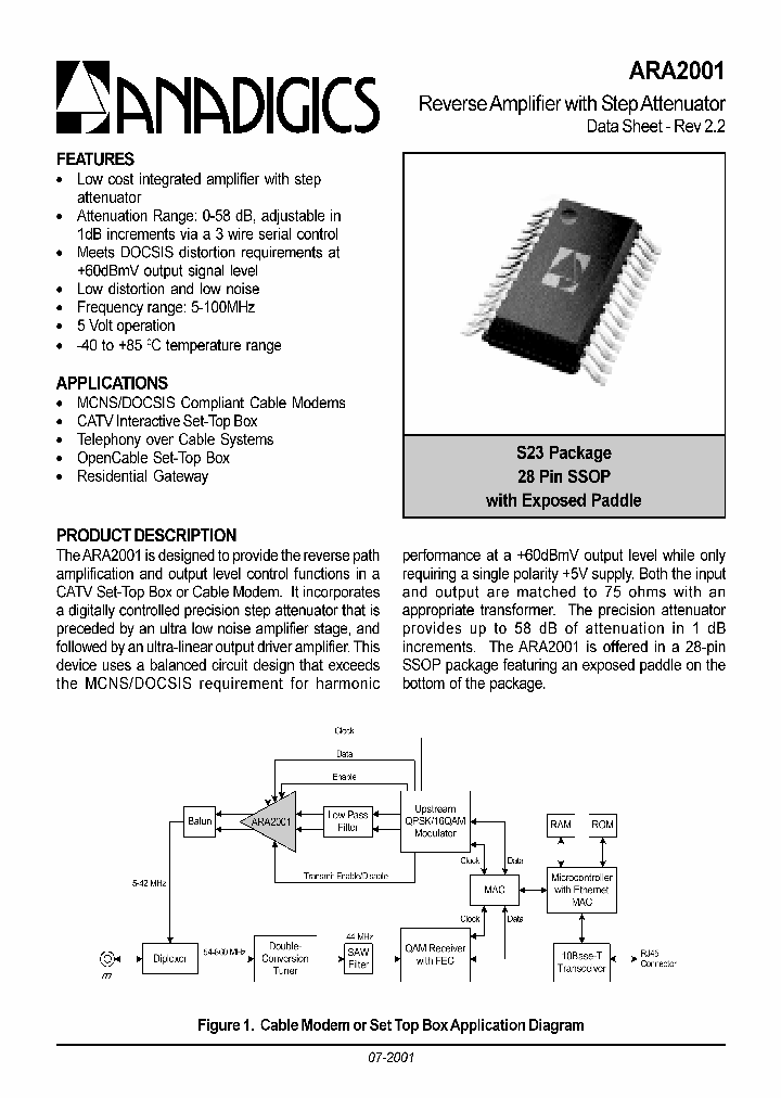 ARA2001S23TR_1645112.PDF Datasheet