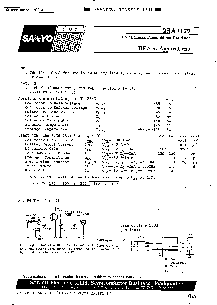 2SA1177E_1662578.PDF Datasheet