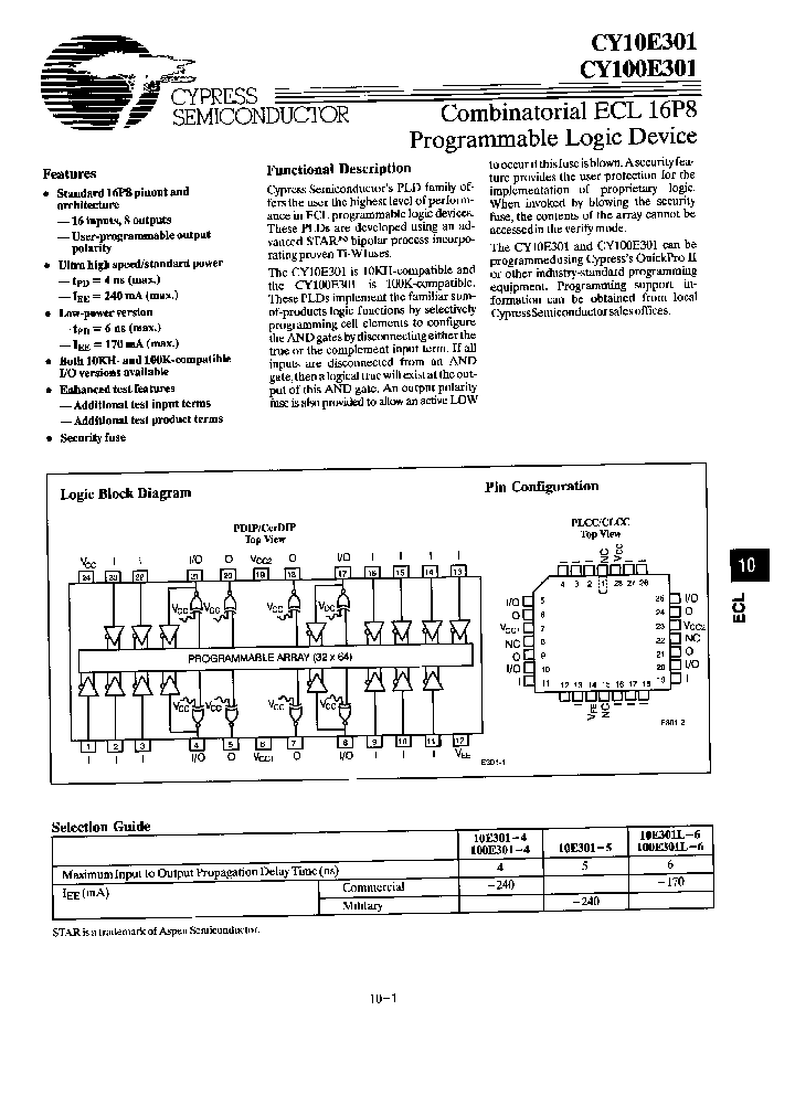 CY10E301-5DMB_1671412.PDF Datasheet