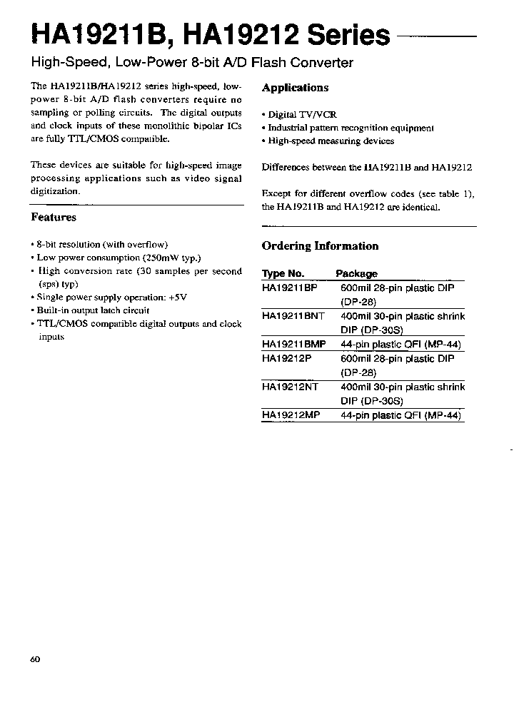 HA19212SERIES_1653434.PDF Datasheet