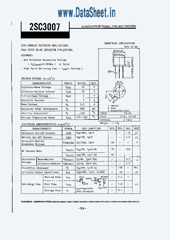 2SC3007_1843277.PDF Datasheet