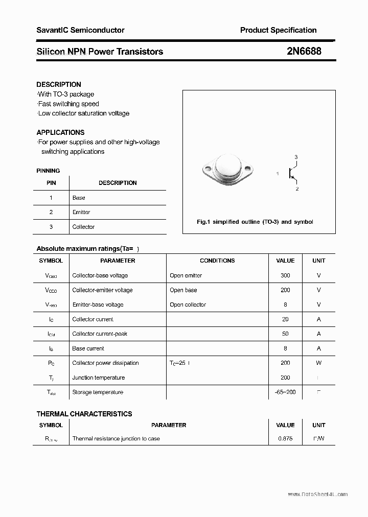2N6688_1843574.PDF Datasheet