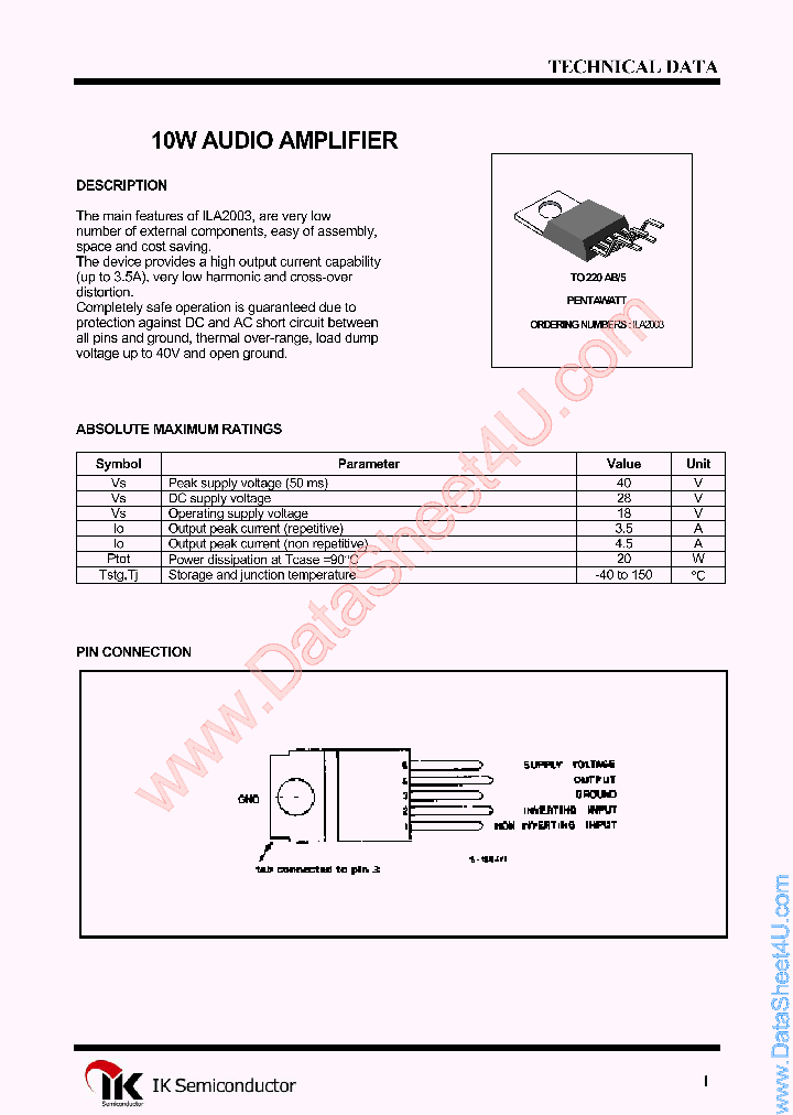 ILA2003_1848367.PDF Datasheet