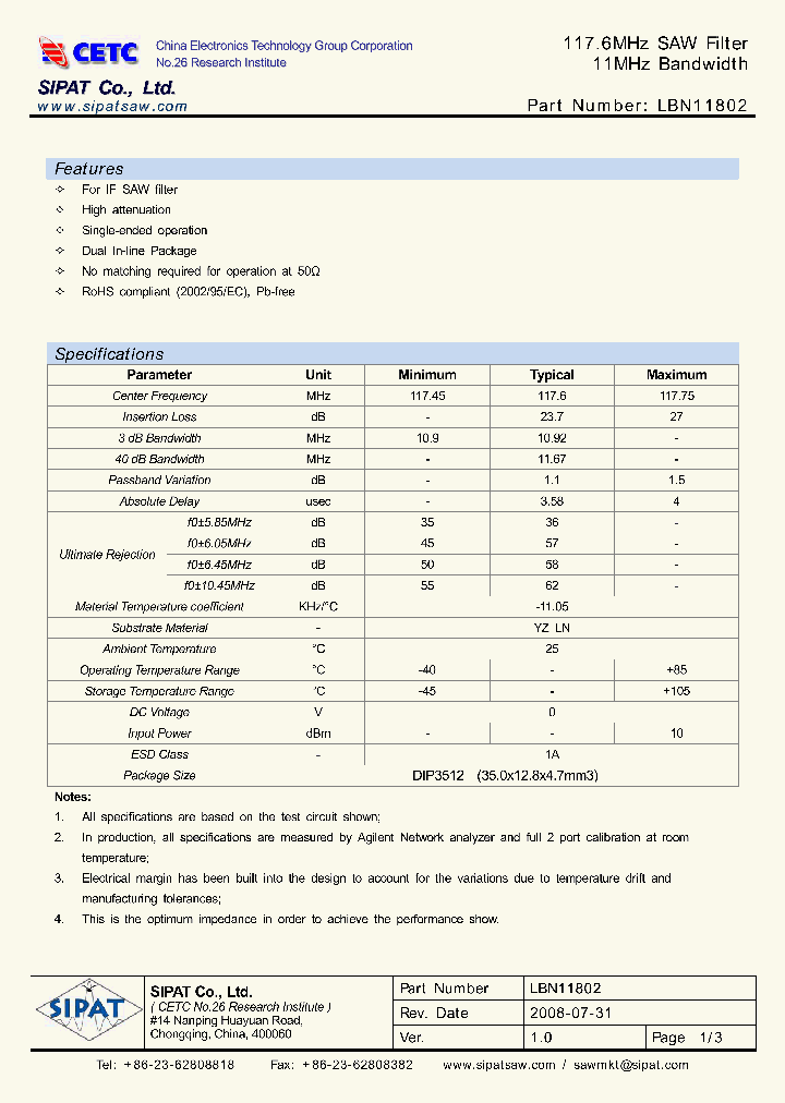 LBN11802_1854143.PDF Datasheet