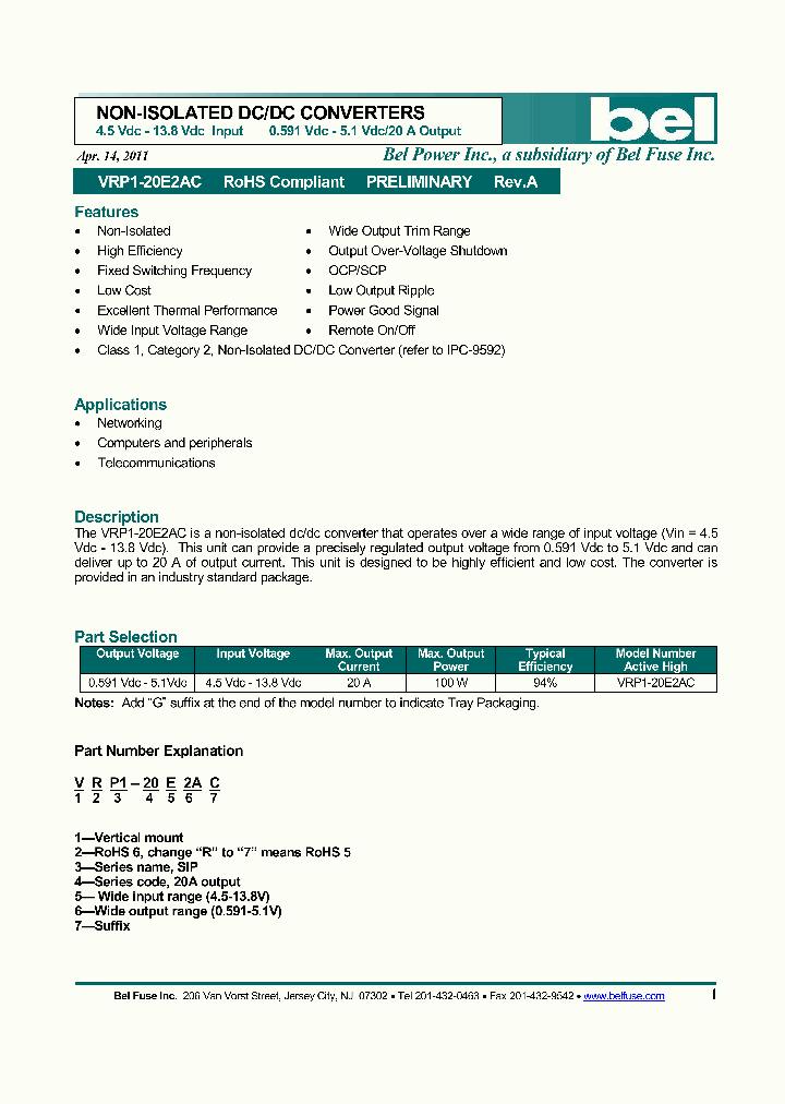 VRP1-20E2AC_1854473.PDF Datasheet