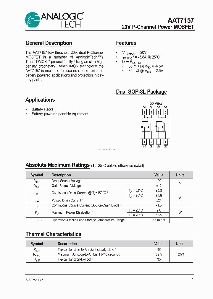 AAT7157_1854785.PDF Datasheet