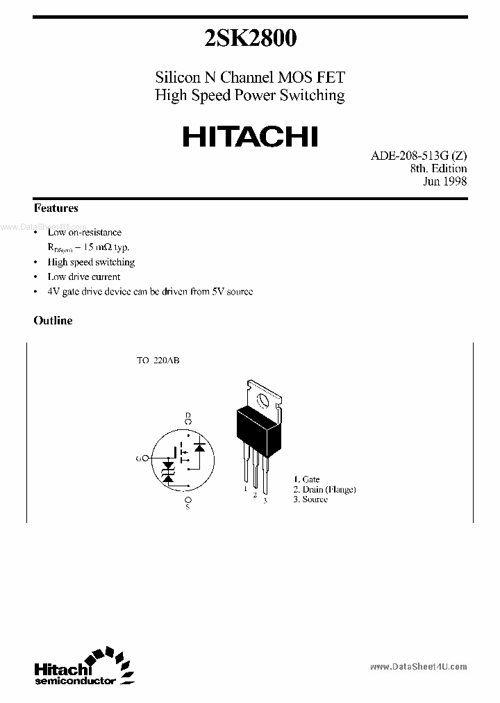 K2800_1860011.PDF Datasheet