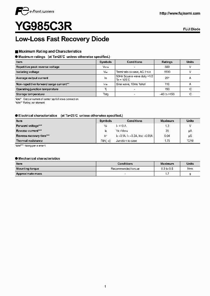 YG985C3R_1864539.PDF Datasheet
