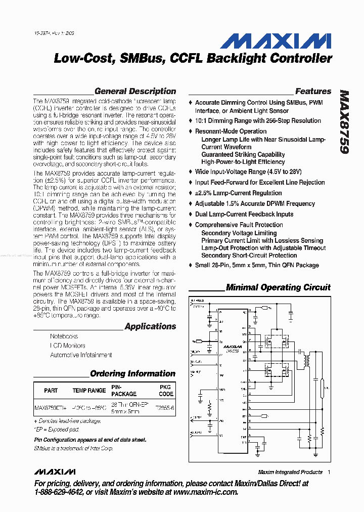 MAX8759_1866853.PDF Datasheet