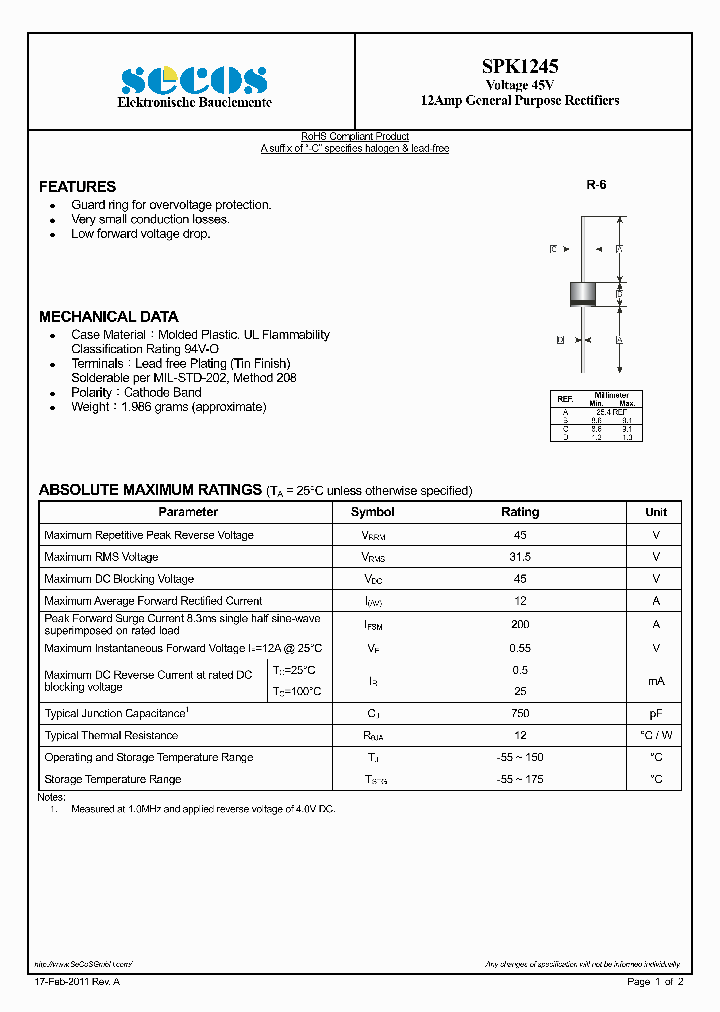 SPK1245_1868830.PDF Datasheet