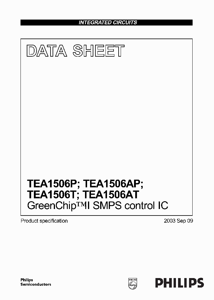 TEA1506_1880709.PDF Datasheet