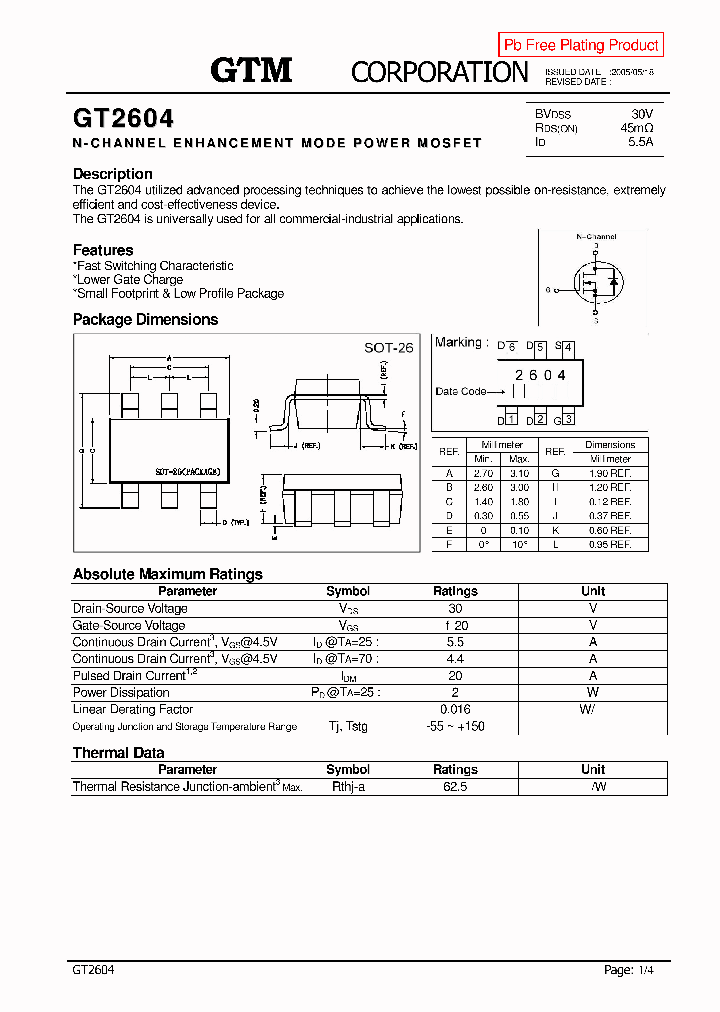GT2604_1886237.PDF Datasheet