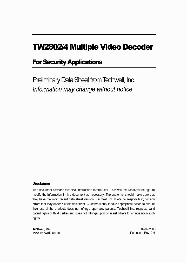 TW2802_1887897.PDF Datasheet