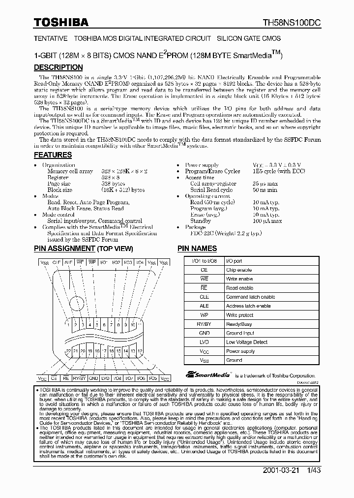 TH58NS100DC_1890673.PDF Datasheet