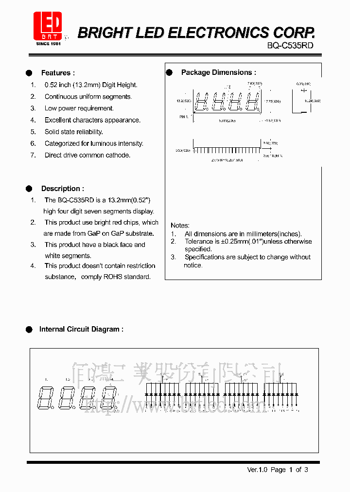 BQ-C535RD_1893816.PDF Datasheet