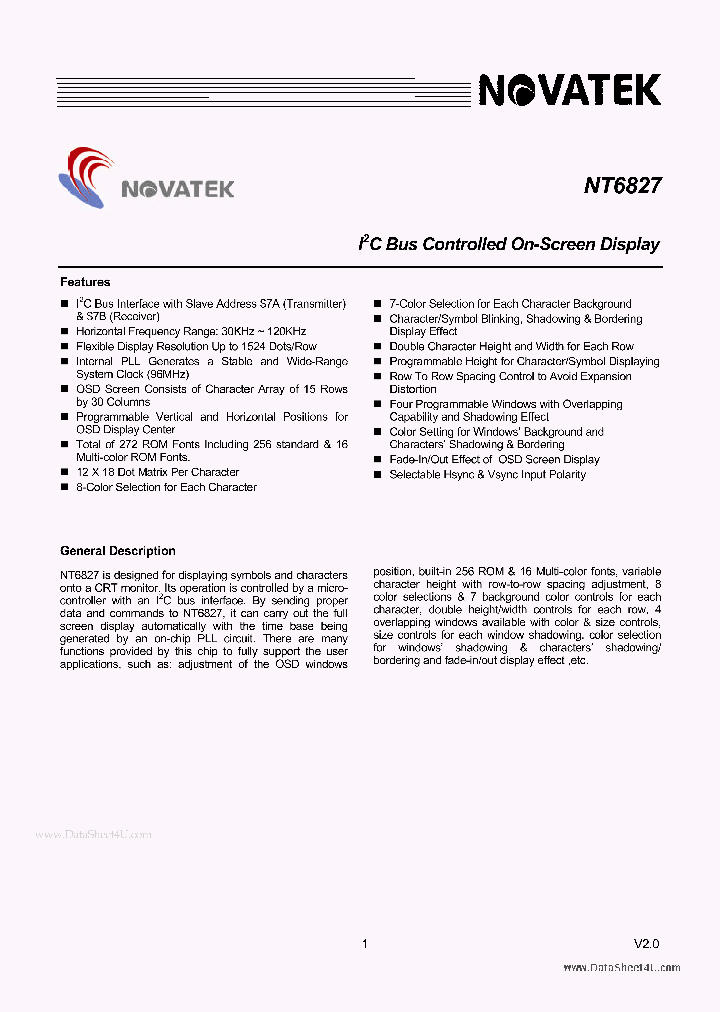 NT6827_1870794.PDF Datasheet