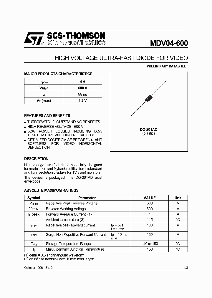 MDV04-600_1712403.PDF Datasheet