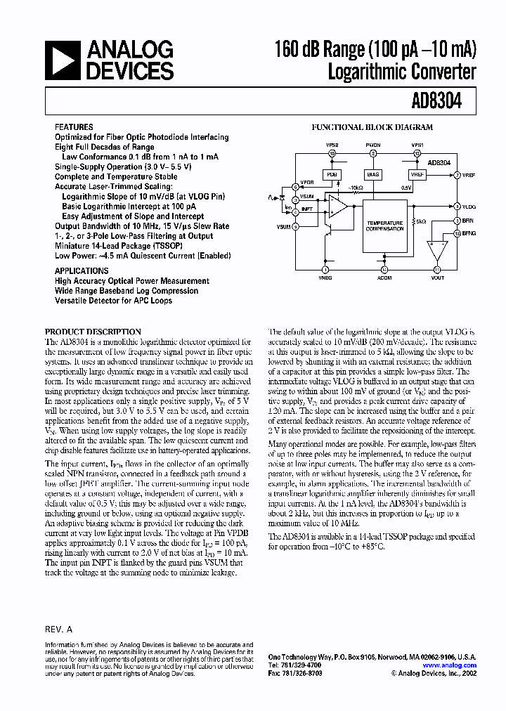AD8304-EVAL_1712612.PDF Datasheet